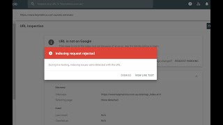During live testing indexing issues were detected with the URLSearch Console Tutorial  Daily Dose [upl. by Sander43]
