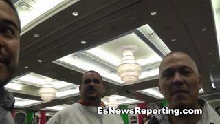 chavez fans talk to esnews after chavez fight [upl. by Notgnilliw399]