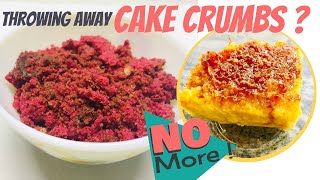 Cake crumb puddingmake a dessert from leftover cake crumbs [upl. by Aisatsanna]