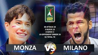 Monza vs Milano  Italian Volleyball SuperLega 20232024 [upl. by Greeson]