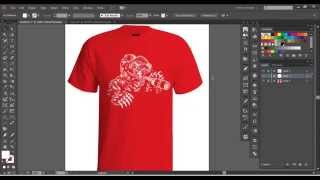 Vector Tshirt Mockup Tutorial [upl. by Lyndsie]