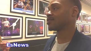 Errol Spence Jr Really Wants Amir Khan vs Kell Brook To Happen EsNews Boxing [upl. by Elkcim]