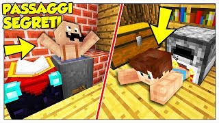 LA SFIDA DEI PASSAGGI SEGRETI IMPOSSIBILI  Minecraft ITA [upl. by Hinkle]