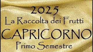 CAPRICORNO 🎊 2025 🎊 Lavoro e Economia Primo Semestre [upl. by Petrie]