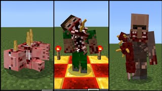 new parasite addon in minecraft pe  experiment 8 [upl. by Rehtul]