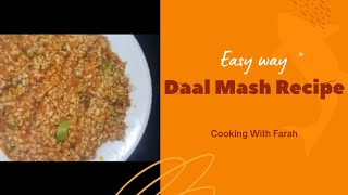 Daal Maash ki Recipe [upl. by Leirbma]