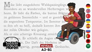 632 Deutsch lernen mit Geschichten  Deutsch lernen durch Hören  A2B1  Learn German with stories [upl. by Benedetto883]