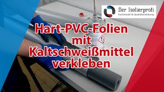 Verarbeitung von WBC Kaltschweissmittel auf HartPVCFolien [upl. by Chilcote990]