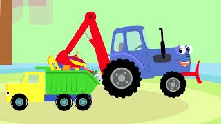 Kinderlieder  Traktor  Cartoons über Autos für Kinder [upl. by Eilrahs]