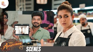 அடுப்பு இல்லாம எப்படிடா சமைக்கிறது சாத்தியமா அது  Annapoorani Movie  Nayanthara  Thamizh Padam [upl. by Nylavad]