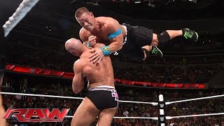 John Cena vs Cesaro  United States Championship Match Raw June 29 2015 [upl. by Sylvie480]