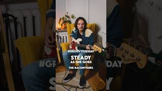 groovytuesday The Raconteurs quotSteady As She Goes” bass cover precision [upl. by Euqinue]