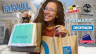 HAUL  Parndorf Primark Decathlon  Food haul 🛍 [upl. by Standish]