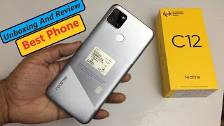 Best Phone Under Rs8500 Realme C12 Unboxing and review in hindi [upl. by Hawk]