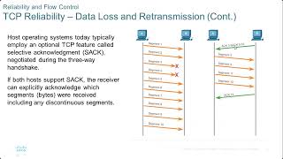 Lecture 43 CCNA 1 Modules 14 15 Network Application Communications  Window Size  ACK [upl. by Nauqet]