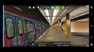 Hmmsim 2 MTR RTrain Departing at Sheung Shui Station [upl. by Naahsar943]