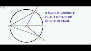 MATEMÁTICA ÂNGULO INSCRITOavi [upl. by Alsi85]