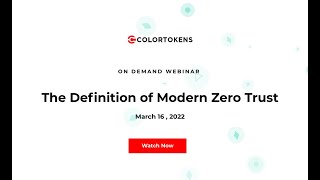 Demystifying the Definition of Modern Zero Trust [upl. by Margarita]