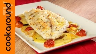 Orata allisolana  Orata al forno con patate cipolle e pomodorini [upl. by Assirahc]