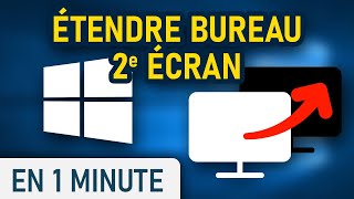 Etendre son bureau sur son deuxième écran sur Windows [upl. by Strenta]