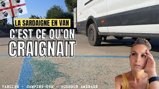 INSÉCURITÉ SUR LES ROUTES DE SARDAIGNE  VANLIFE  FAMILLE NOMADE  CAMPING CAR  FOURGON AMÉNAGÉ [upl. by Lamoureux923]