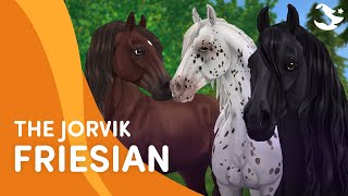 Meet the updated Jorvik Friesian 😍  Star Stable Breeds [upl. by Grunberg306]