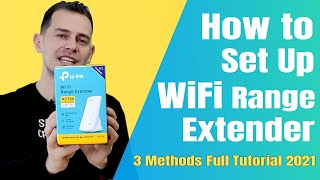 How to Setup WiFi Extender 3 Methods  Tutorial 2021 [upl. by Atse]