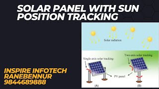 ISP038 Solar Panel With Sun Position Tracking Ph  9844689888  9448289888 [upl. by Gnav]