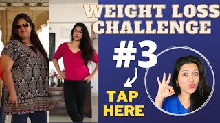 Weightloss Challenge for Beginners  Lose 35 Kg Quickly  How to Lose Weight Fast Hindi  Part 3 [upl. by Evan204]