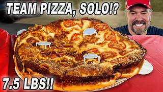 Detroits Biggest 120oz quotVizzANaterquot Deep Dish Pizza Challenge [upl. by Pius867]