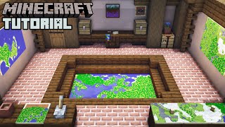 Minecraft  Map Room Tutorial How to Build [upl. by Piper]