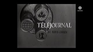 En mars 1954 première diffusion du Téléjournal de RadioCanada [upl. by Riegel950]