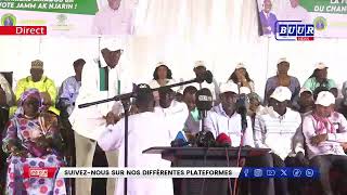 📍Étape Ndioum MegaMeeting de la Coalition Jamm ak Njariñ Avec Amadou BA 14 jourdeCampagne [upl. by Eilrahc]