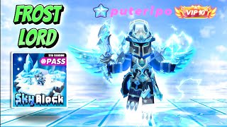 quotFROST LORDquot Buying The Last Season Pass in Skyblock  Blockman Go [upl. by Angle]