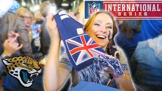 I Went To An American Football Game NFL in the UK [upl. by Ecniuq]