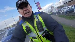 Chesterfield FC v Grimsby town Derbyshire police Sgt 2446 Assulted me on way to KFC [upl. by Rimidalv862]