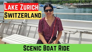 Lake Zurich Boat Ride  Lake Zürich Switzerland Cruise 2023 [upl. by Ainattirb]