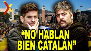 Independentistas radicales ATACAN A ESTOPA por no “HABLAR BIEN CATALÁN” [upl. by Anital]