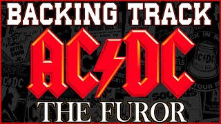 Base del Solo THE FUROR  ACDC  Como tocar el solo  BACKING TRACK [upl. by Hess]