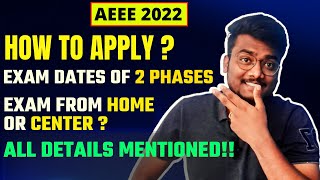 AEEE 2022 Full Details  Amrita University Entrance Exam aeee amrita [upl. by Zysk]