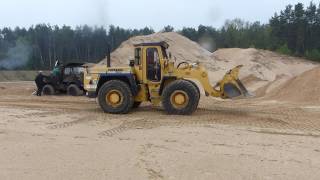 Germendorf 2017 Hanomag 44 D belädt UnterflurBüssing und IVECOHauber luftgekühlt von 1990 [upl. by Talanta]