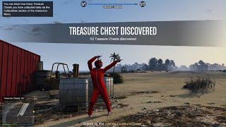 GTA Online  Cayo Perico Scope Out With Treasure Chests 27624 [upl. by Attelrak128]