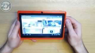 Allwinner A13 7inch Tablet PC Android 40 Review [upl. by Garrick734]