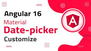 8 Mat DatePicker Customization in Angular 16  angular material  angular 16 tutorial [upl. by Herrera]