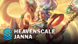 Heavenscale Janna Skin Spotlight  League of Legends [upl. by Aihcropal137]