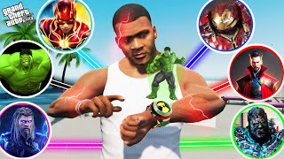 GTA 5  Franklin Lost Avengers New Watch Before Becoming New Avenger in GTA 5  GTA 5 Mods [upl. by Gish]