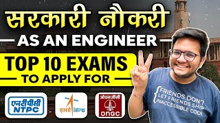 Government Jobs after BTech  GATE  Government Jobs Apply Now [upl. by Kopp]