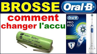 ✅ Oral B pro COMMENT CHANGER LA BATTERIE  Battery Replacement Guide for Braun OralB [upl. by Nelleh111]