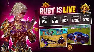 RUBY IS LIVE 🔥 PUBG MOBILE LIVE [upl. by Orutra]