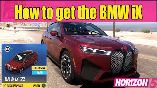 How to get the BMW iX in Forza Horizon 5 [upl. by Reitrac]